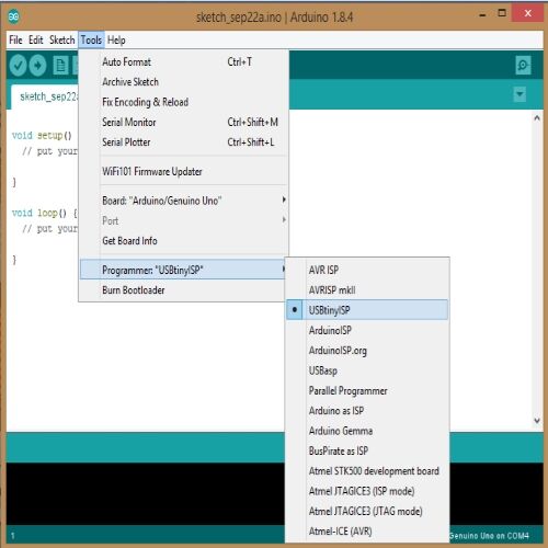 usb tiny isb arduino