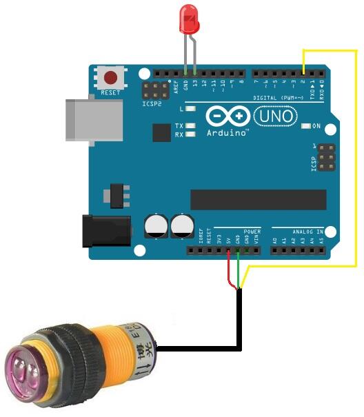 kizilotesi sensor arduino