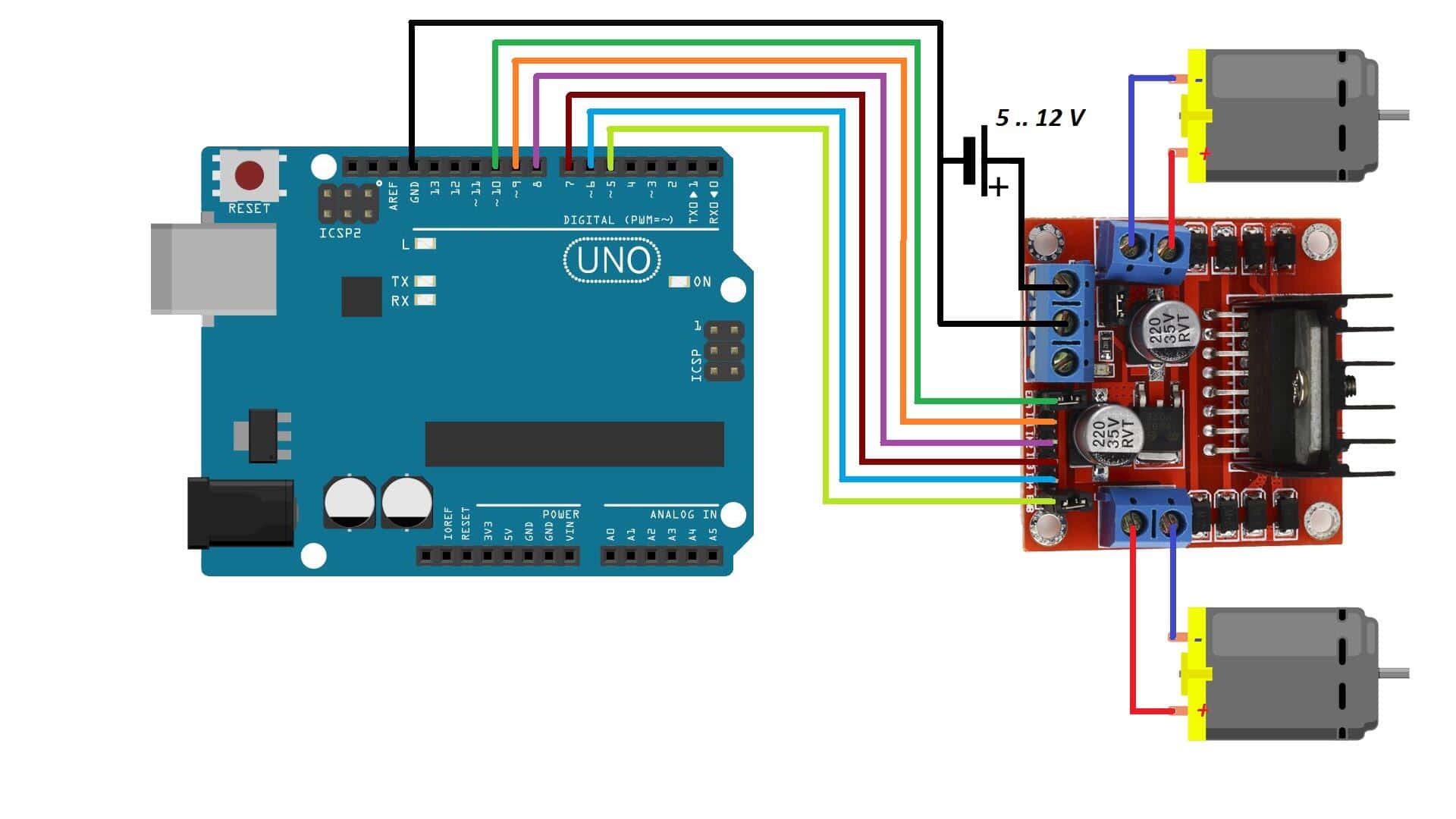l298n motor surucu-karti1